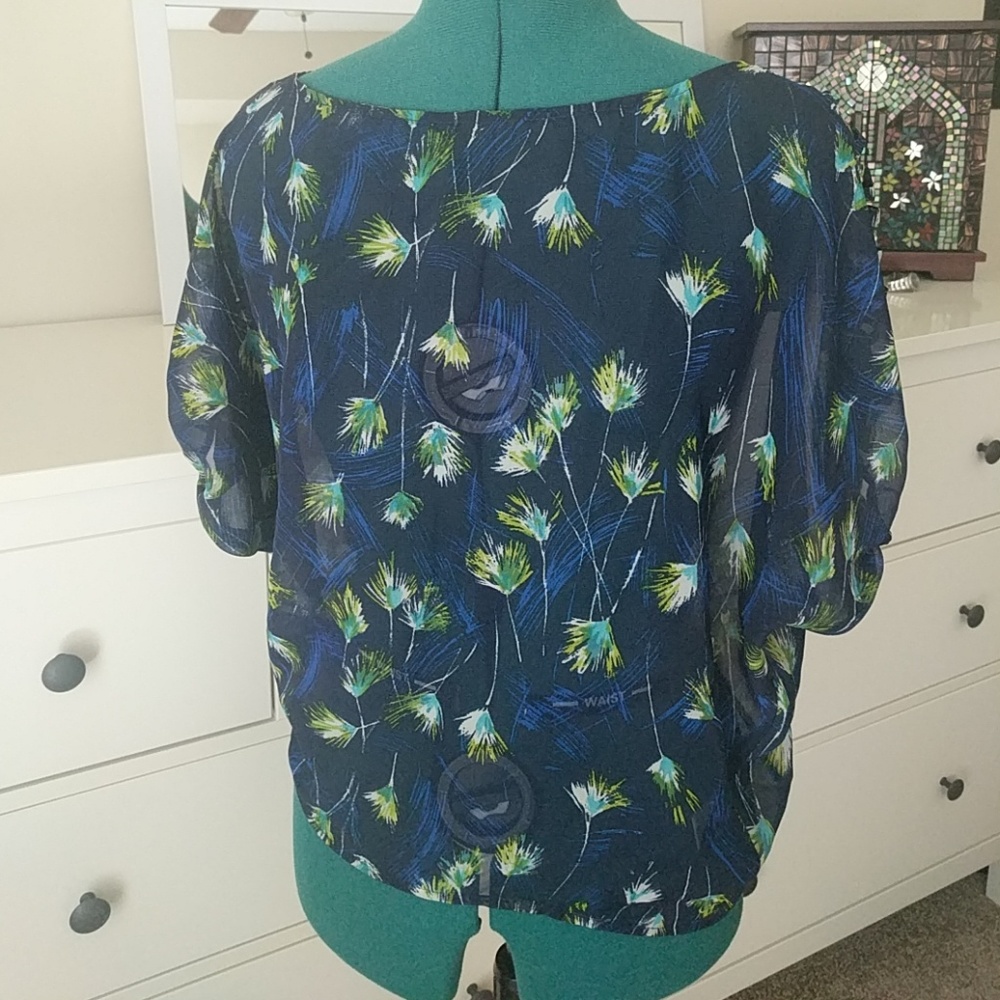 *LAST CHANCE* Dolman sleeve floral print top